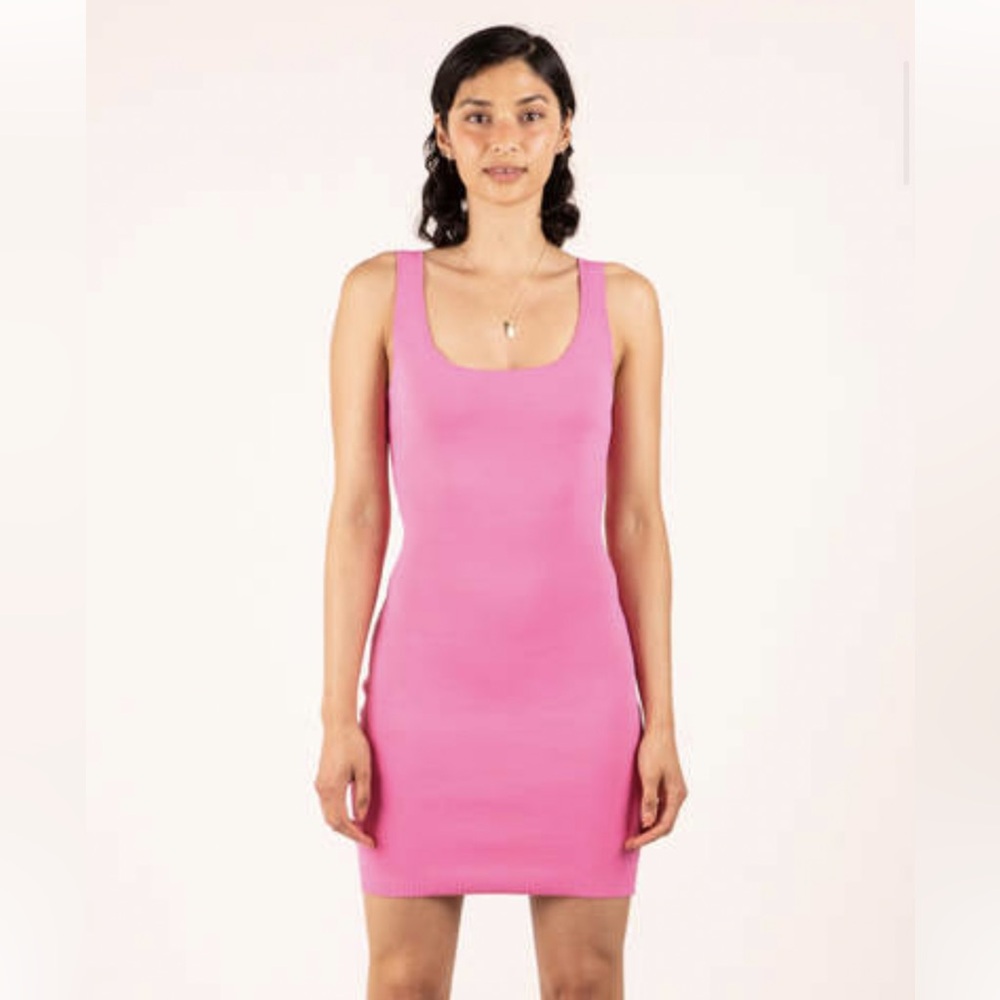 Year of Ours Vibrant Pink Mini Dress